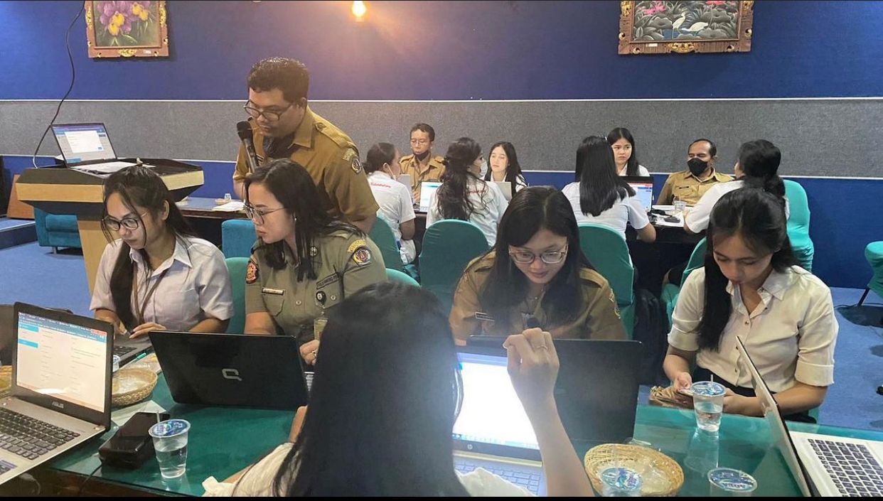 Pelatihan SRIKANDI yang di laksanakan oleh Dinas Perpustakaan dan Kearsipan Kota Denpasar 